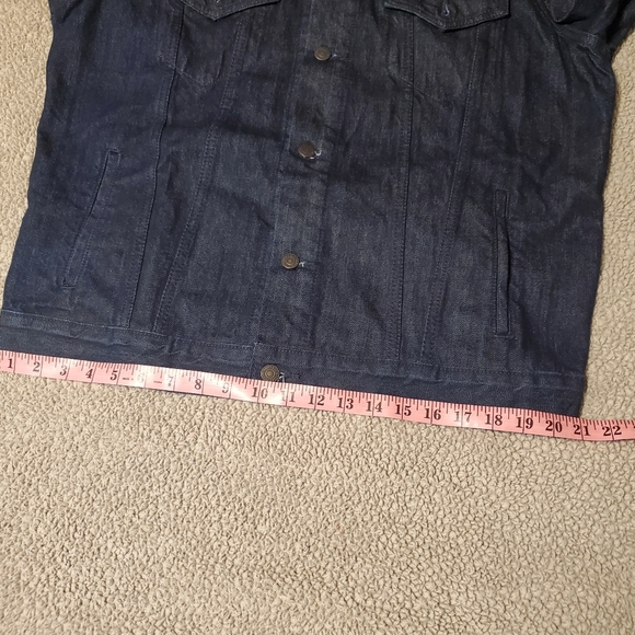Levi's Dark Blue Denim Jacket, Women Size Large new without tags - Picture 11 of 14